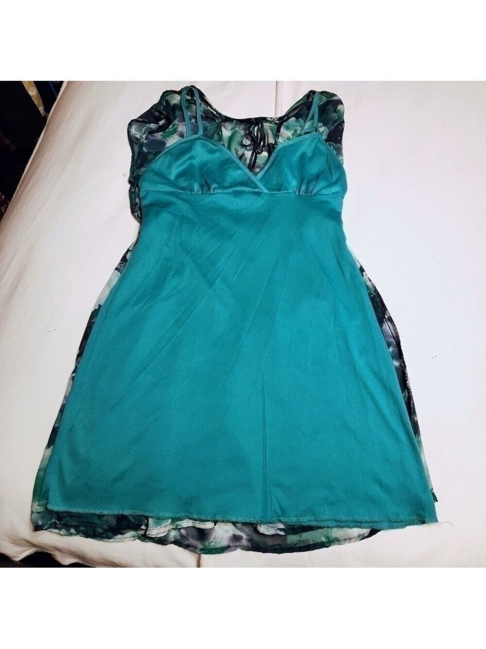 Xhilaration Mini Dress Aqua Medium - Picture 10 of 12
